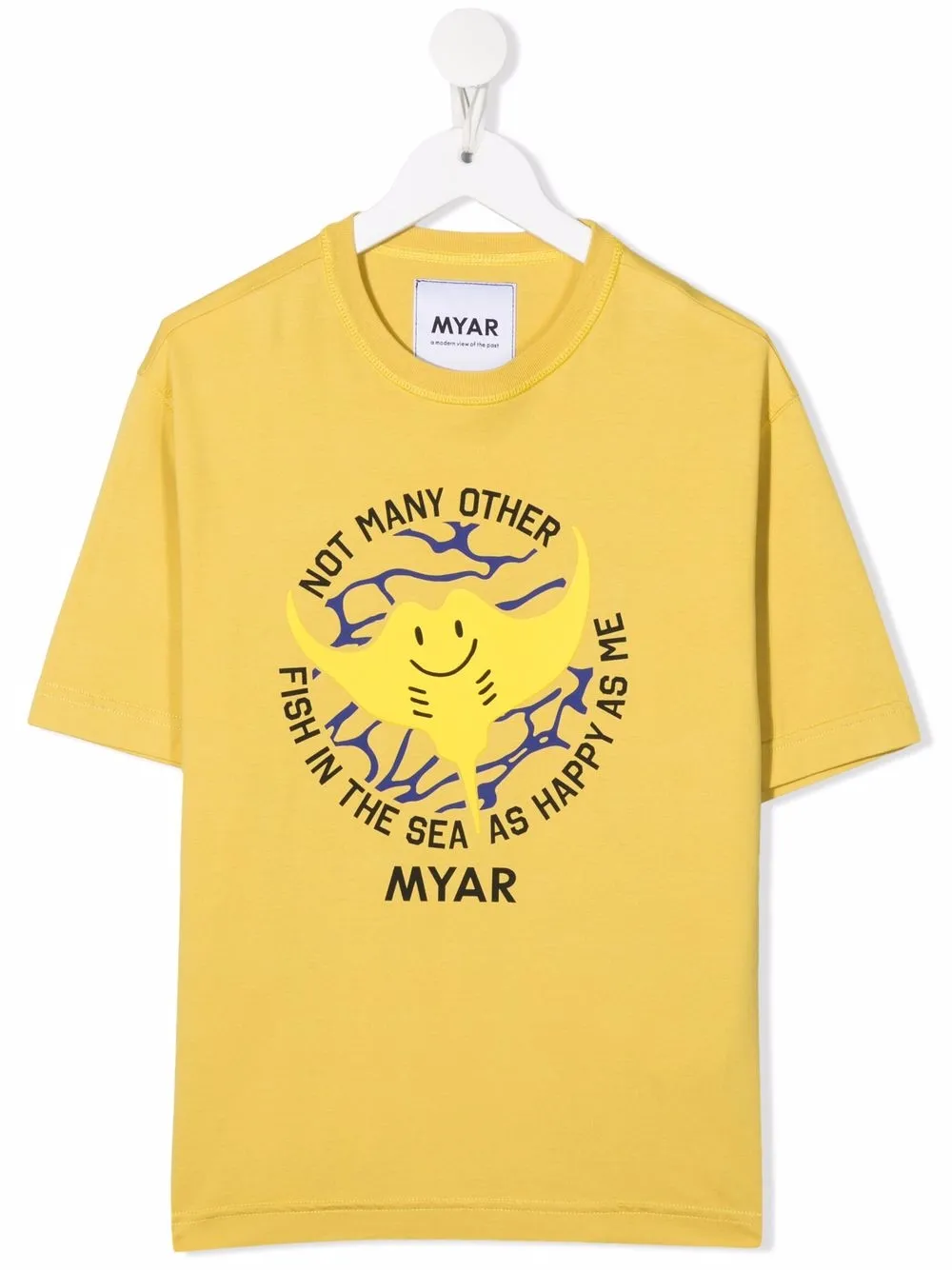 

MYAR KIDS playera con estampado gráfico - Amarillo