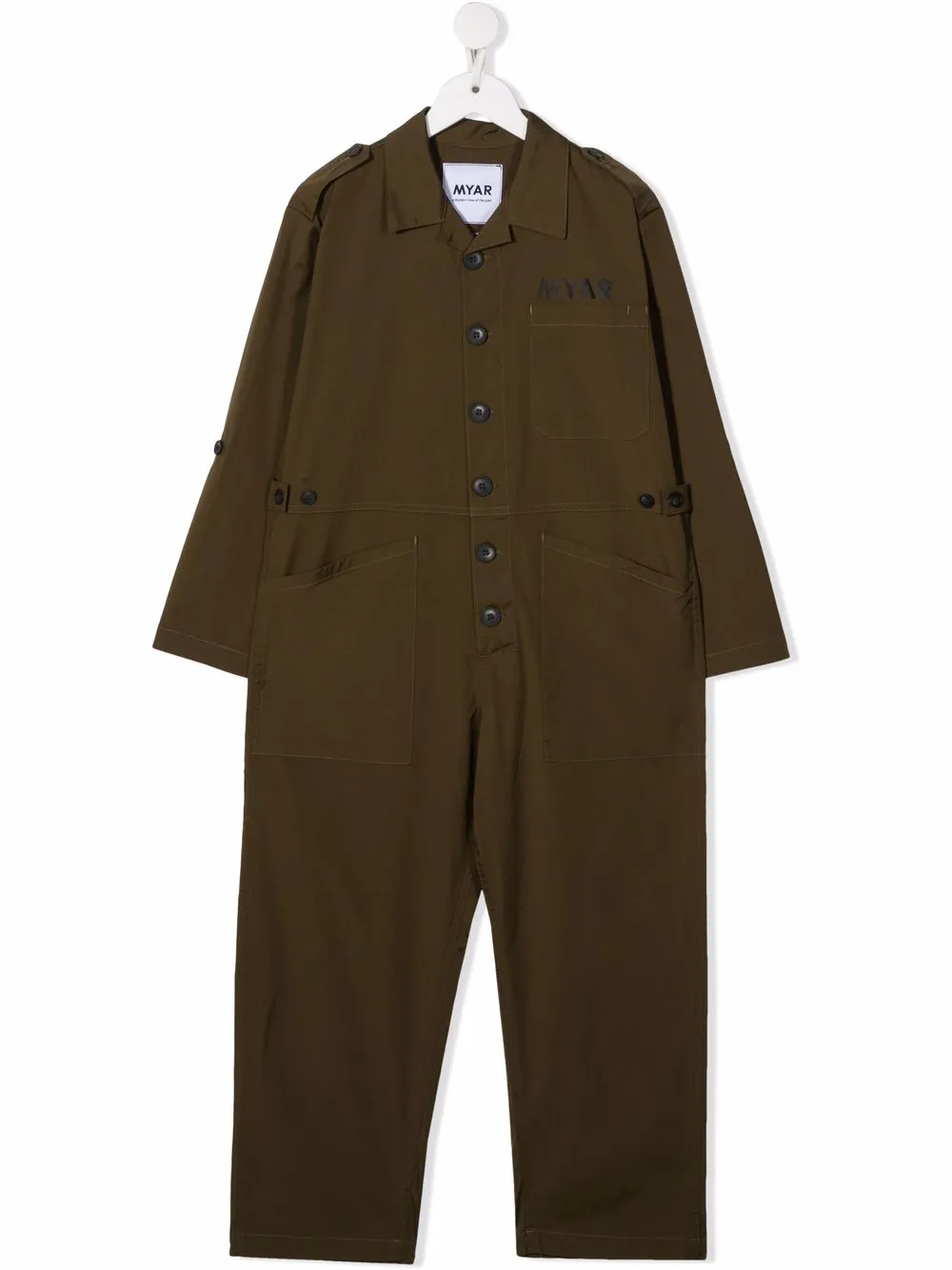 

MYAR KIDS traje boiler con botones - Verde