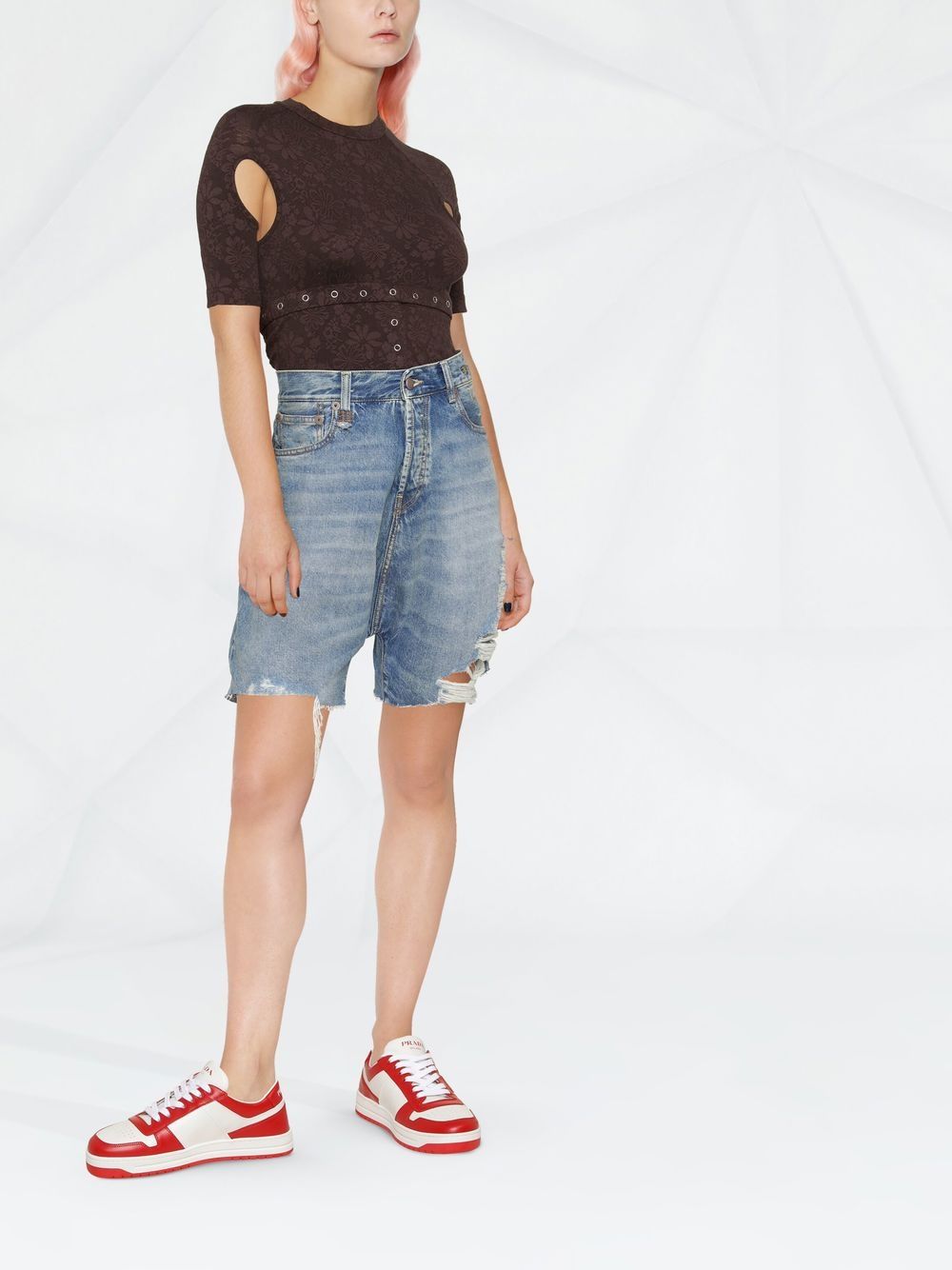 R13 Marky Denim Shorts Farfetch