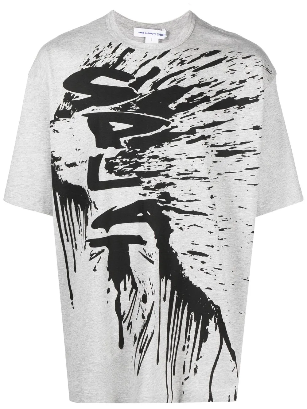 

Comme Des Garçons Shirt playera con estampado gráfico - Gris