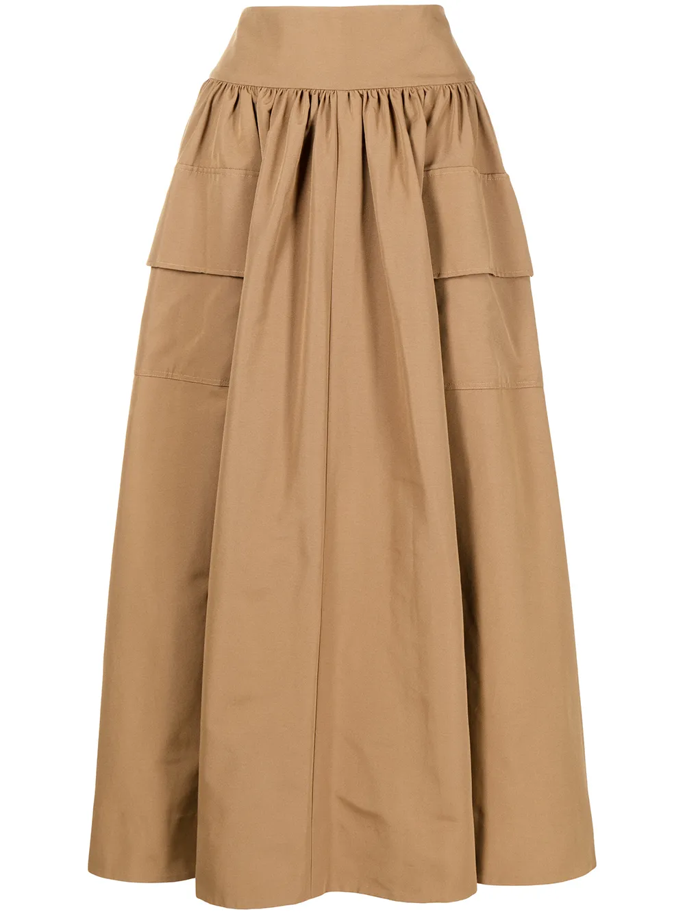 

STAUD high-waisted skirt - Brown