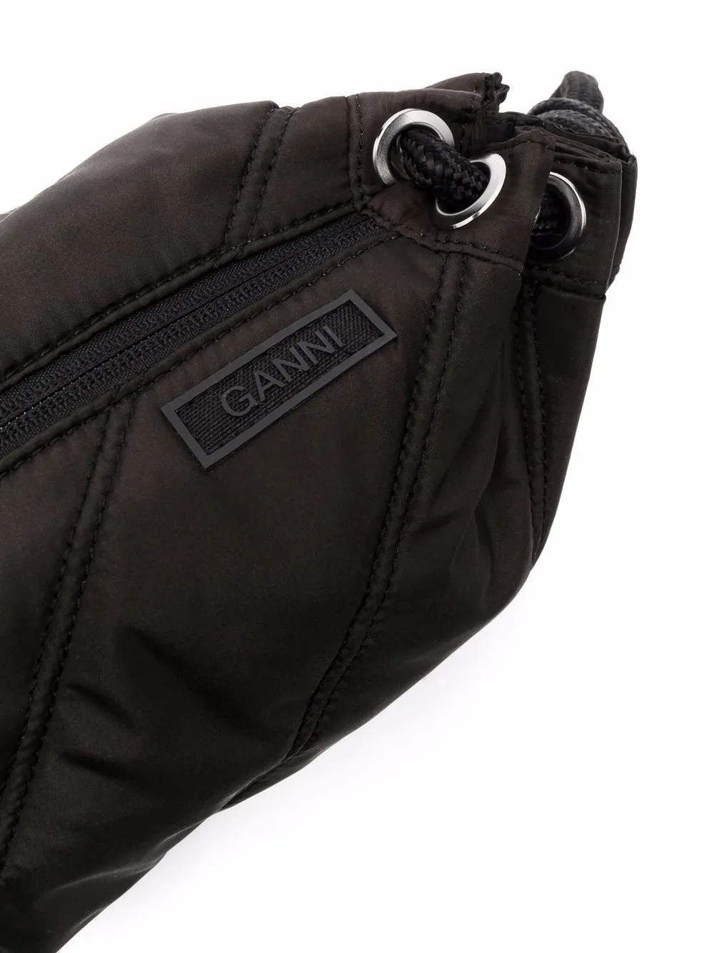 GANNI Small Drawstring Duffle Bag Farfetch