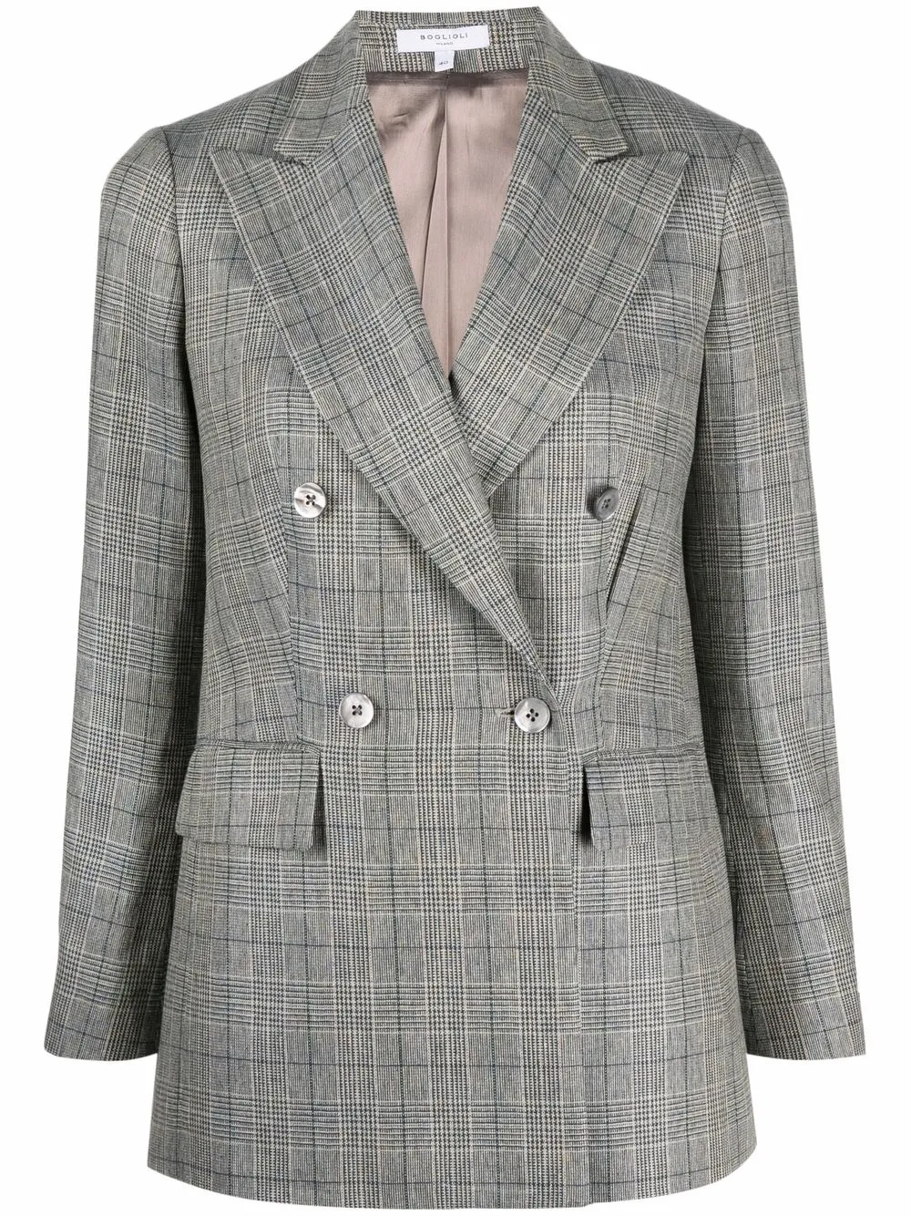 

Boglioli blazer con doble botonadura - Gris