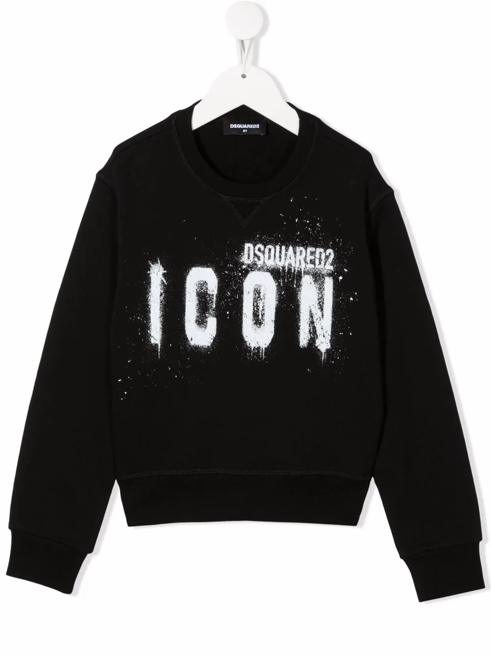 

Dsquared2 Kids sudadera con logo estampado - Negro