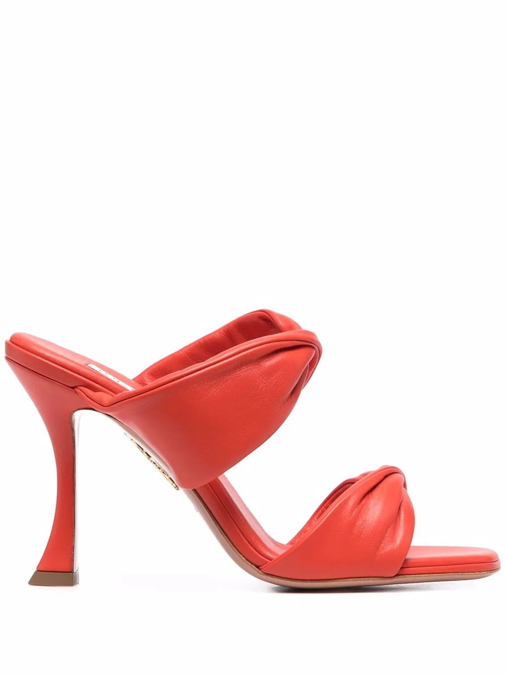 

Aquazzura mules con doble tira - Rojo