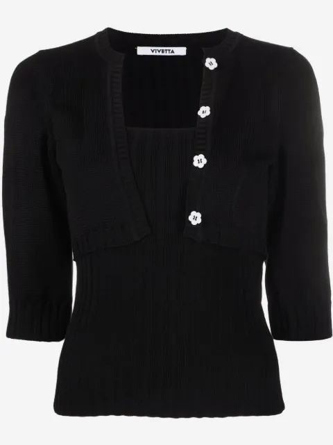 Vivetta layered two-piece jumper