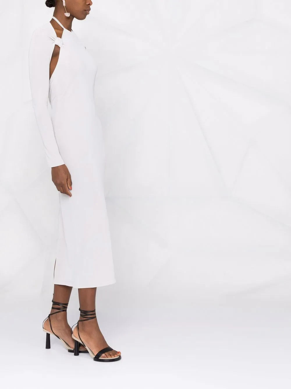 Jacquemus La robe Nodi knotted cut-out dress | Image 6