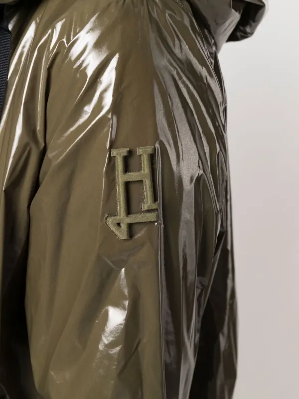 Herno ジップアップ フーデッドジャケット | グリーン | FARFETCH JP Herno ジップアップ フーデッドジャケット | グリーン | FARFETCH JP