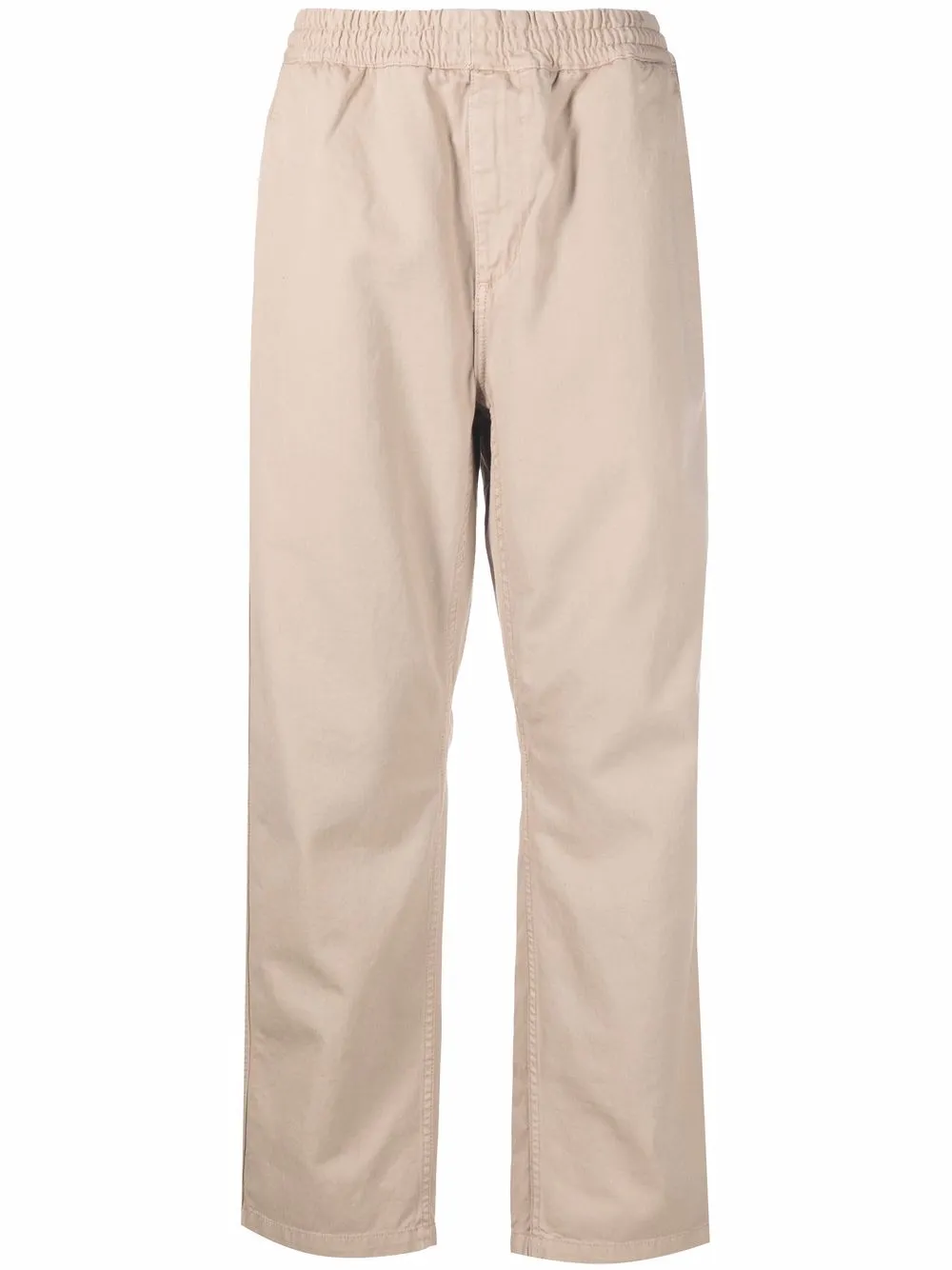 Carhartt Rear Logo-patch Trousers In Nude
