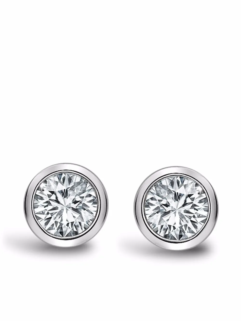 

Pragnell aretes Sundance en oro blanco de 18kt con diamantes - Plateado