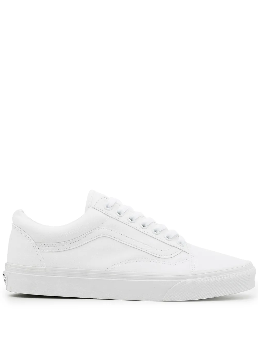 Vans Old Skool Lowtop Sneakers In White ModeSens