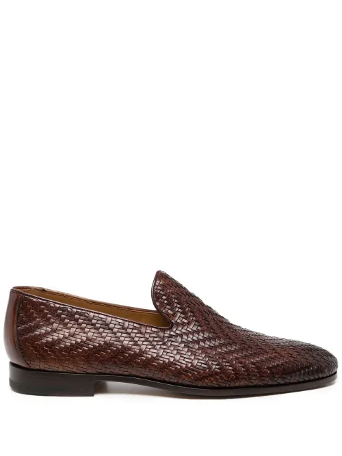 Mocassins en cuir tressé - Magnanni - Modalova