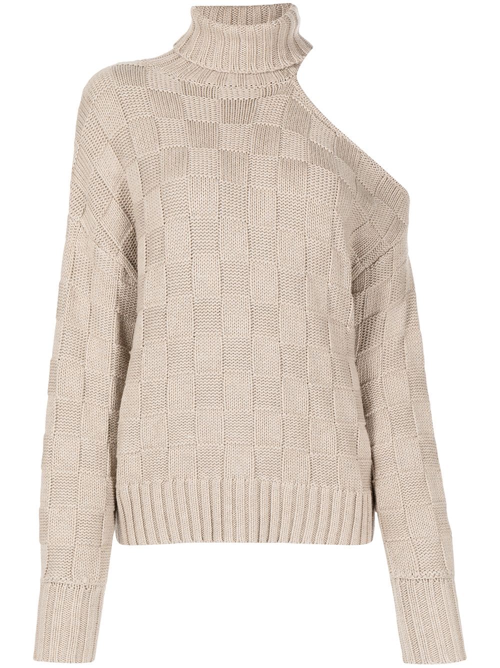 STAUD Asymmetric roll-neck Jumper - Farfetch