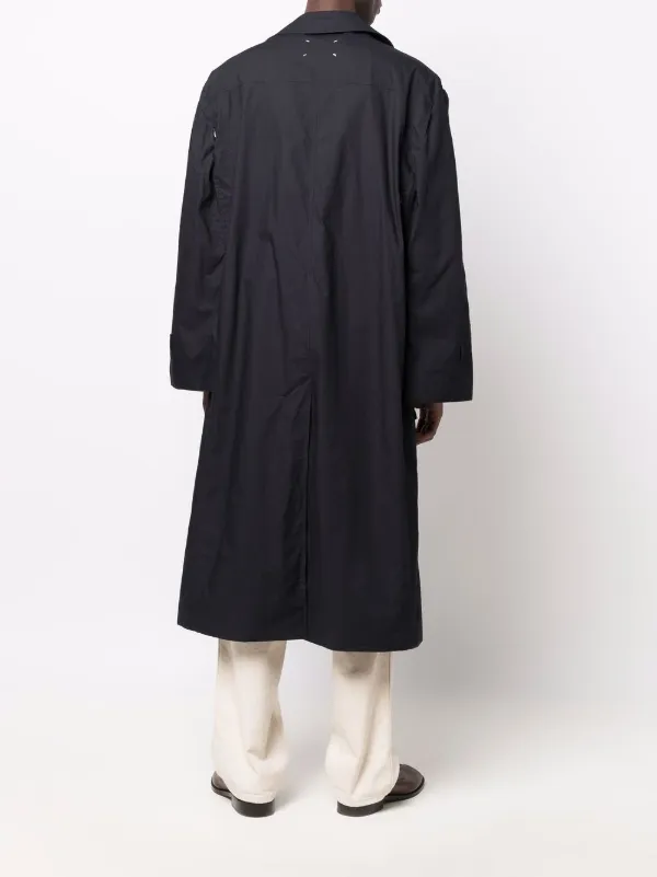 Maison Margiela Layered Cotton Trench Coat - Farfetch