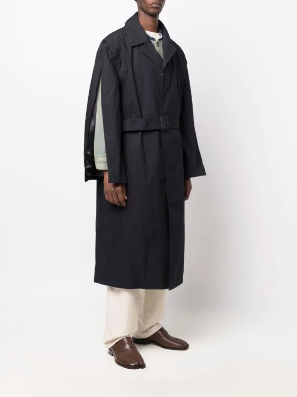 Maison Margiela Layered Cotton Trench Coat - Farfetch