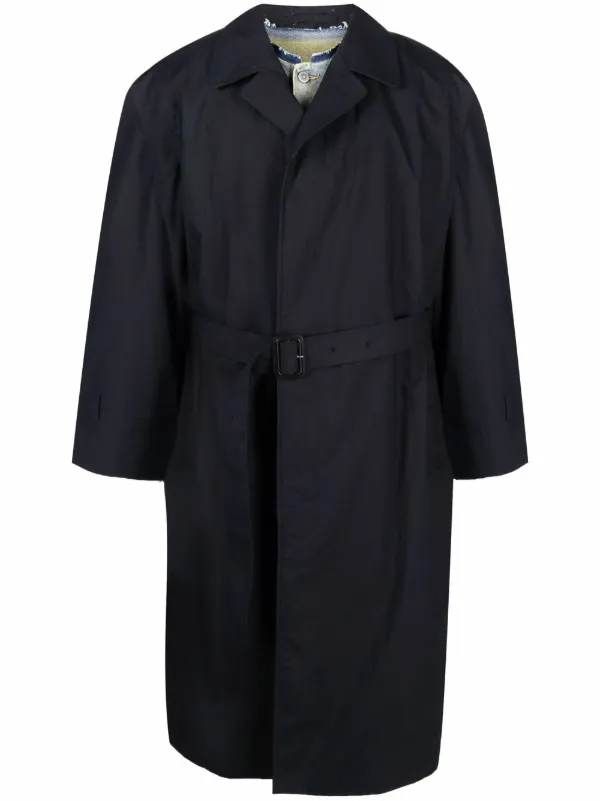 Maison Margiela Layered Cotton Trench Coat - Farfetch