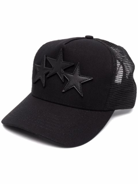 AMIRI Three star patch trucker hat