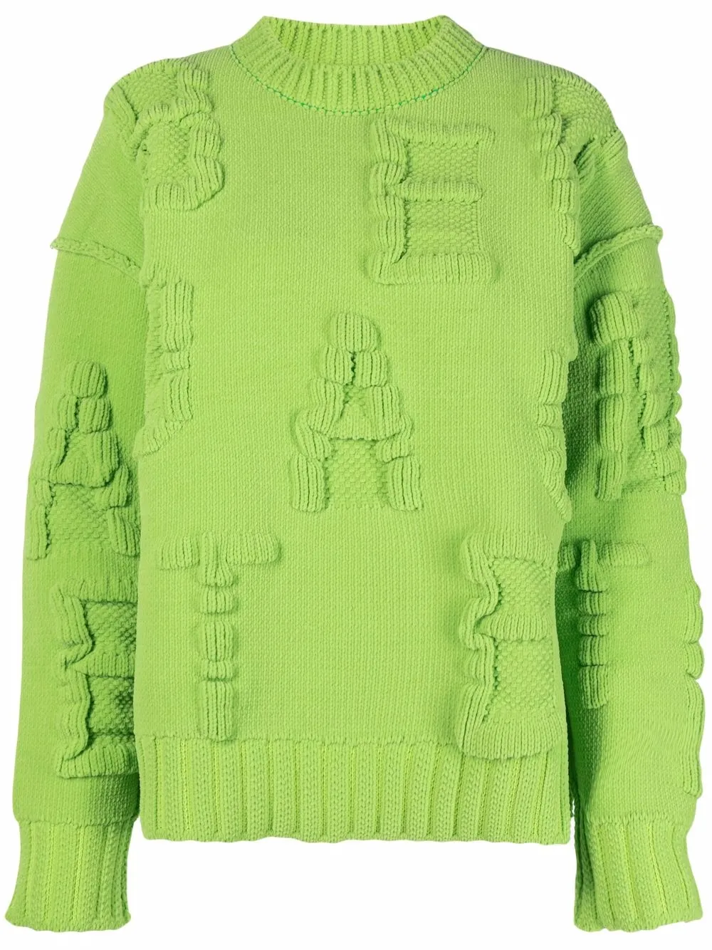 bottega veneta 字母图案雪尼尔面料毛衣 图 1