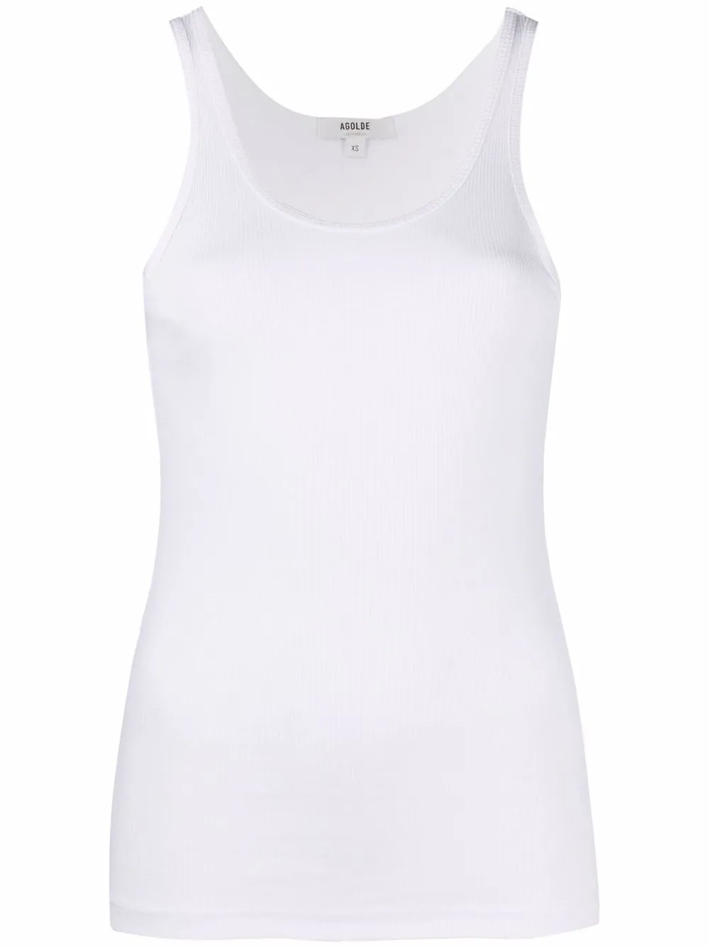 

AGOLDE scoop neck tank top - White