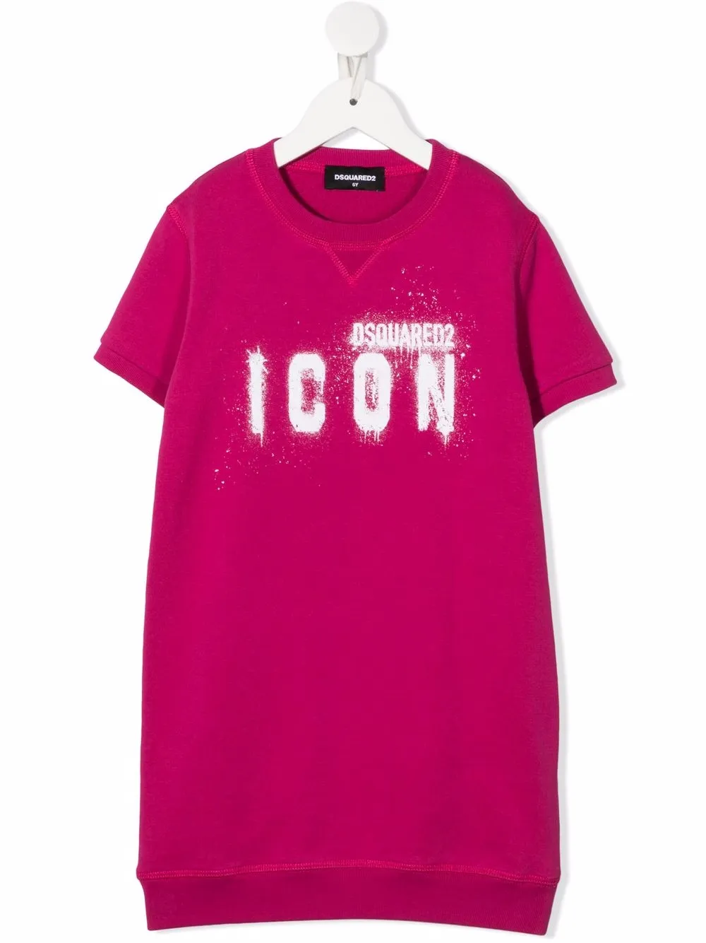 

Dsquared2 Kids vestido estilo sudadera con logo - Rosado