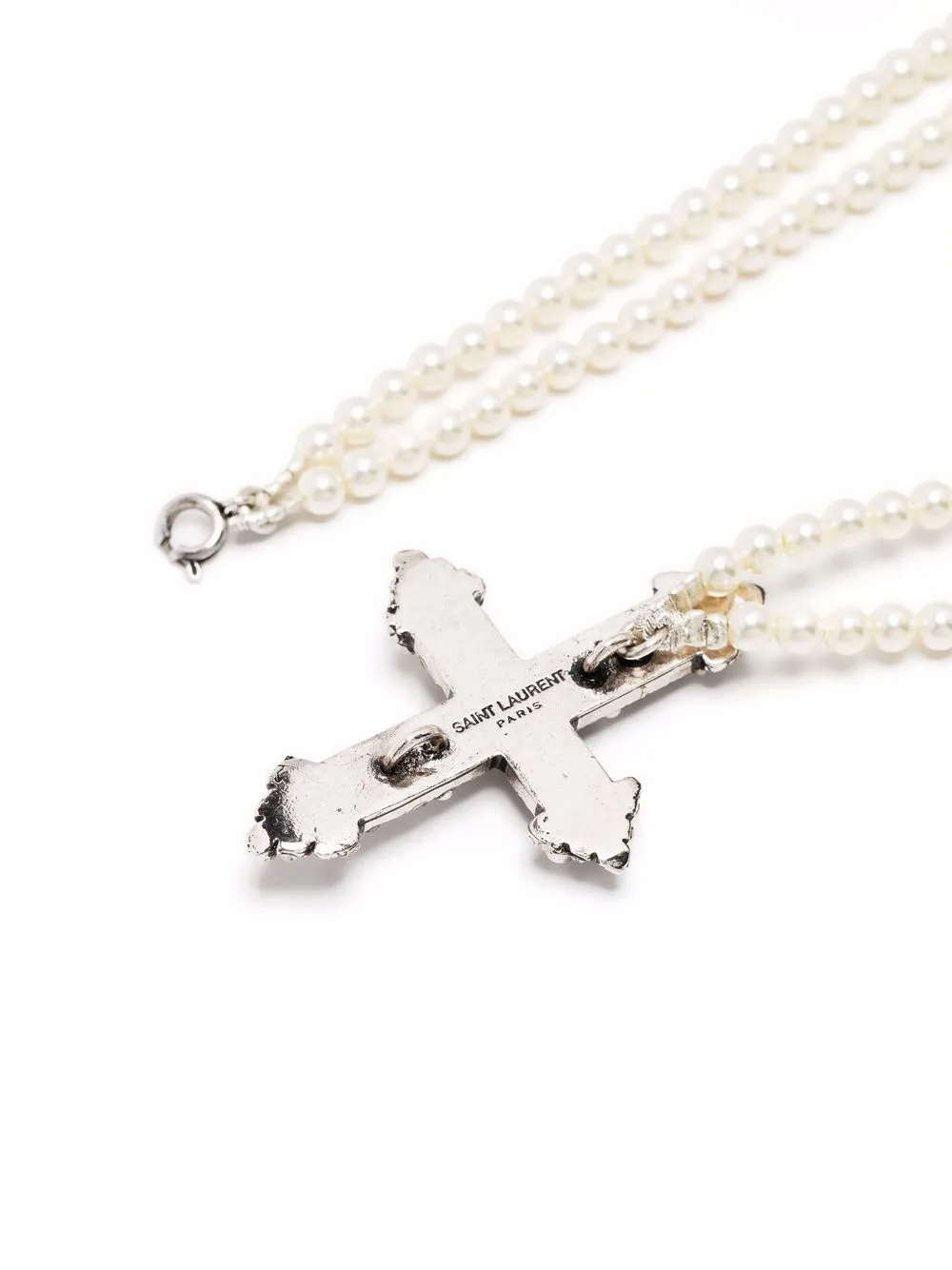 Saint laurent cross necklace Clearance