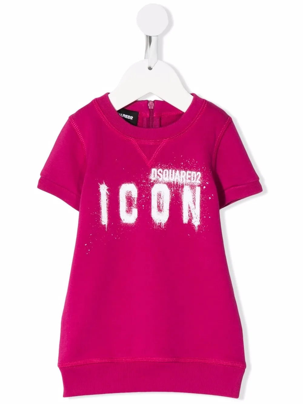 

Dsquared2 Kids vestido estilo sudadera con logo - Rosado