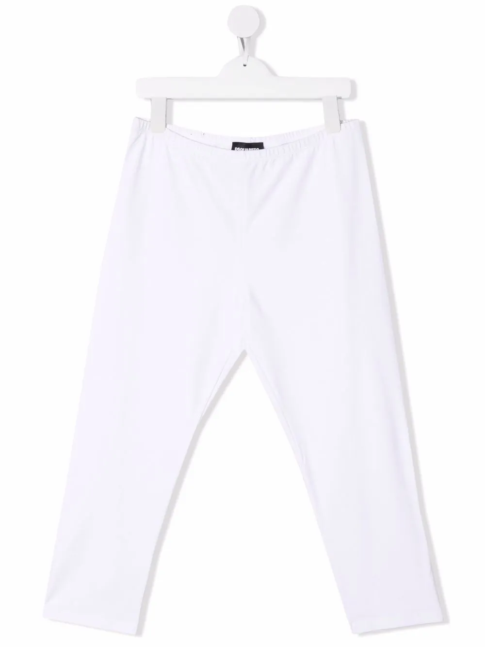 

Dsquared2 Kids TEEN logo-print cotton track trousers - White