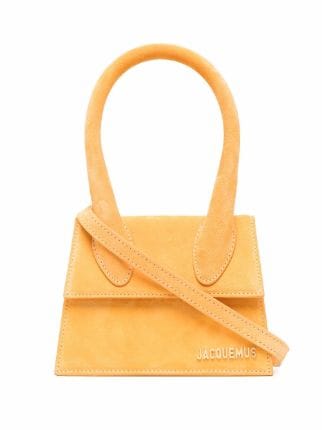 Jacquemus Mini Suede Le Chiquito Top-Handle Bag