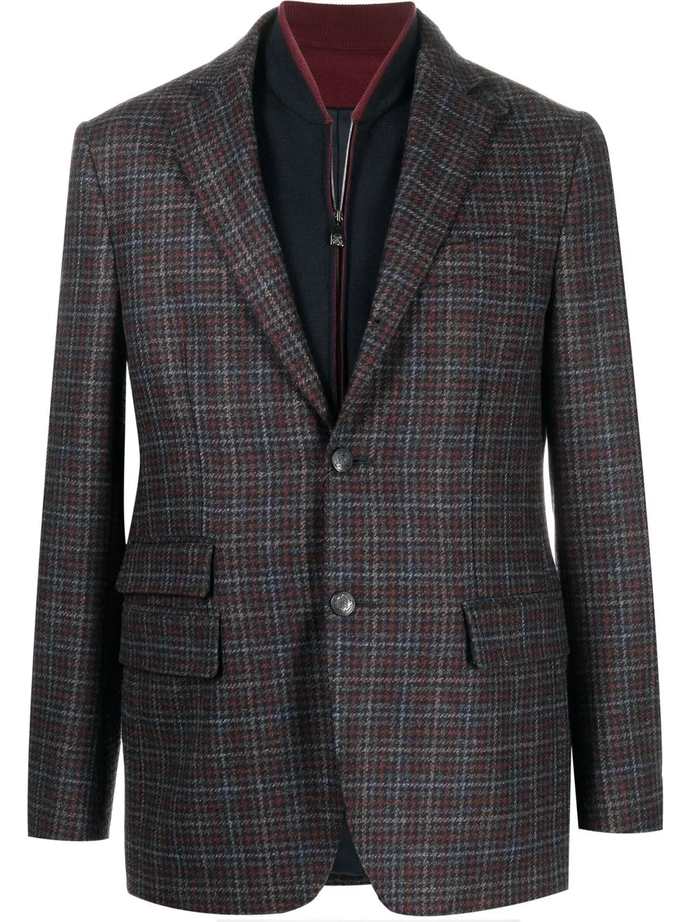 

Corneliani blazer con botones - Marrón