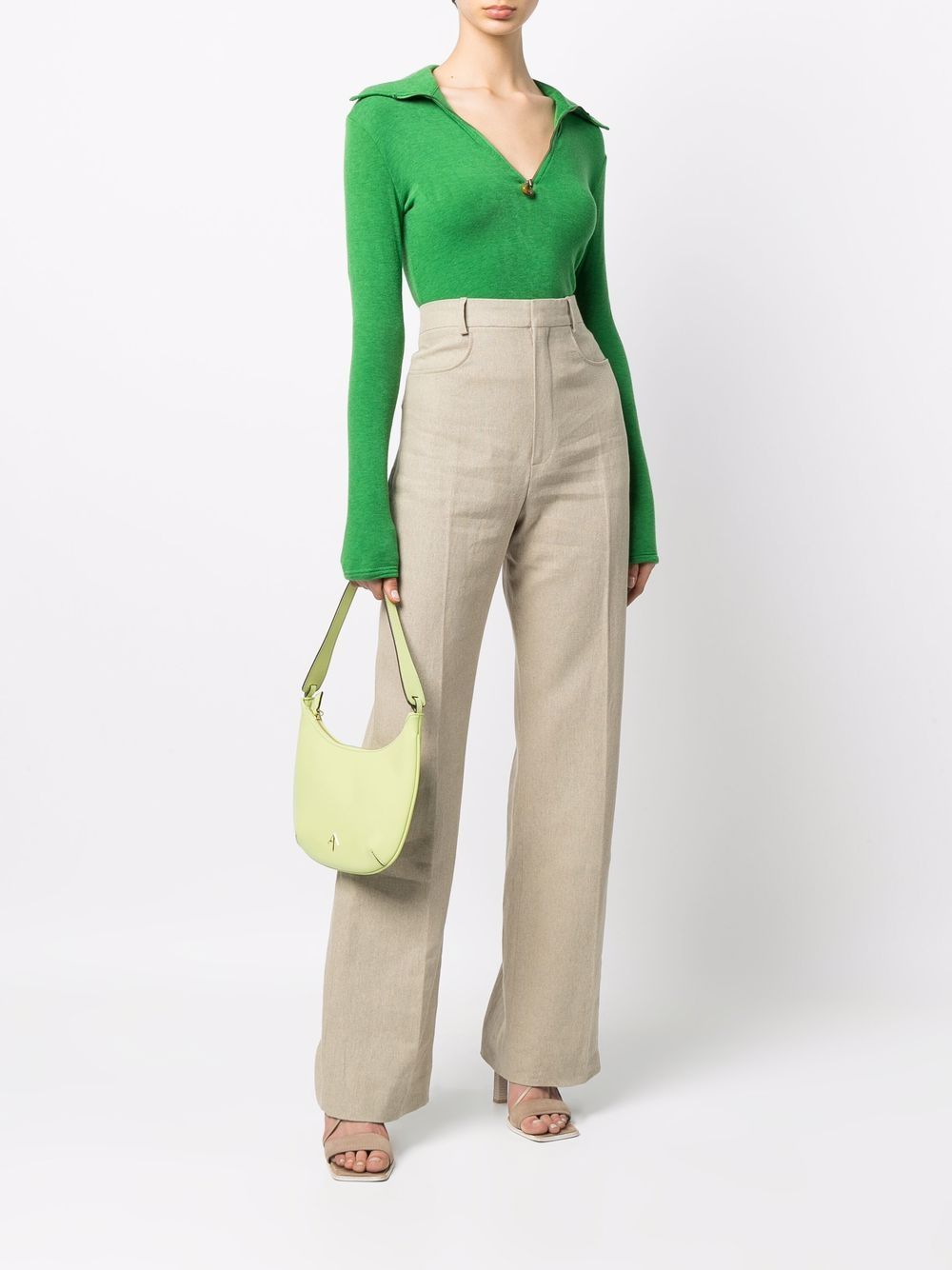 Image 2 of Jacquemus Sauge high-waisted flared trousers