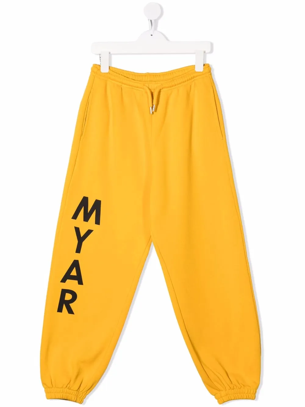 

MYAR KIDS logo-print track pants - Yellow