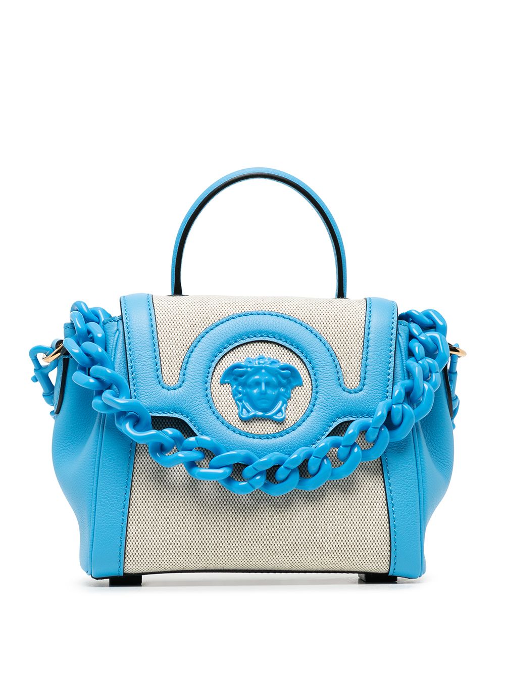 

Versace bolsa mini Medusa color Head con diseño color block - Azul