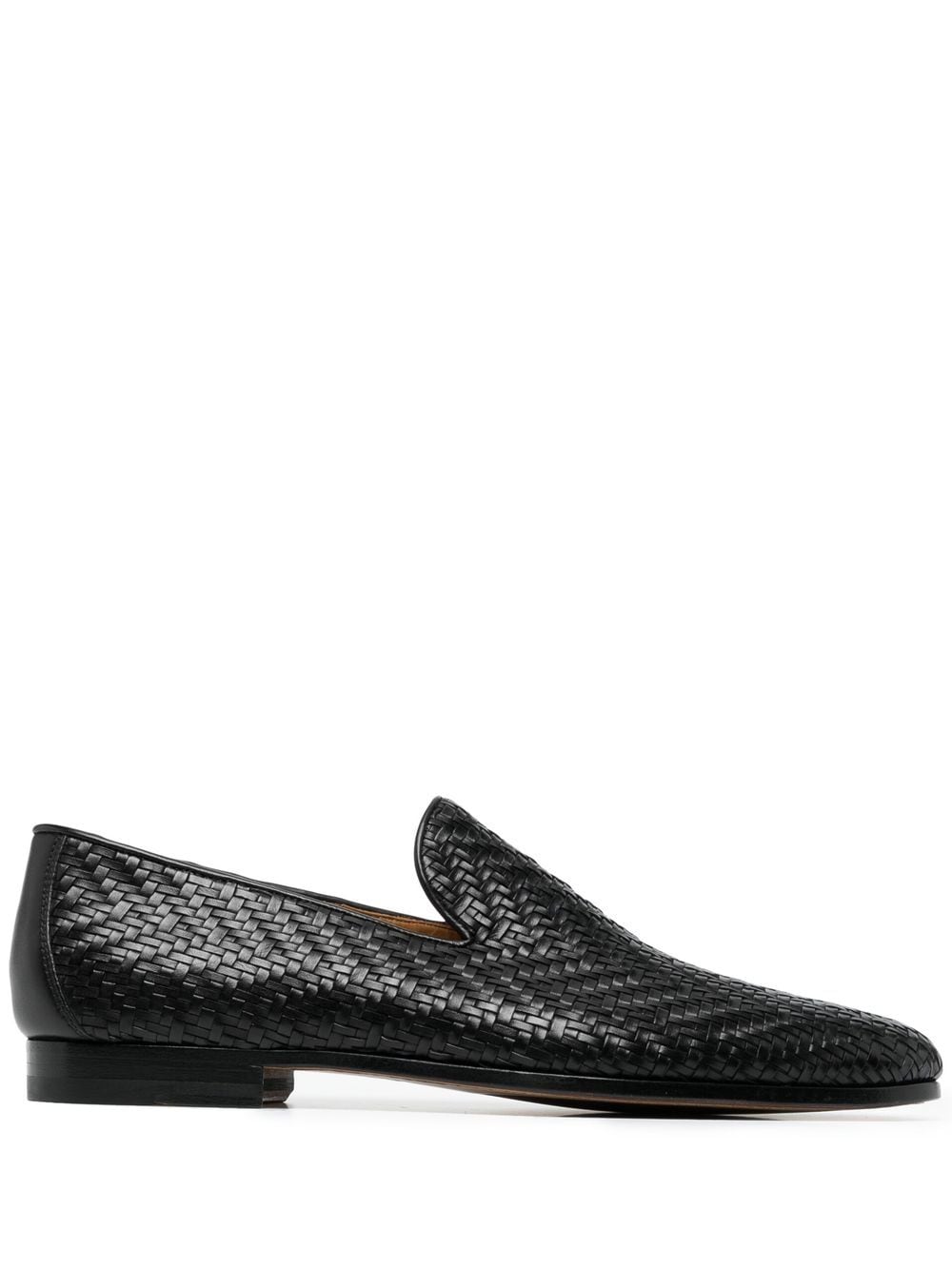 Image 1 of Magnanni interwoven leather loafers