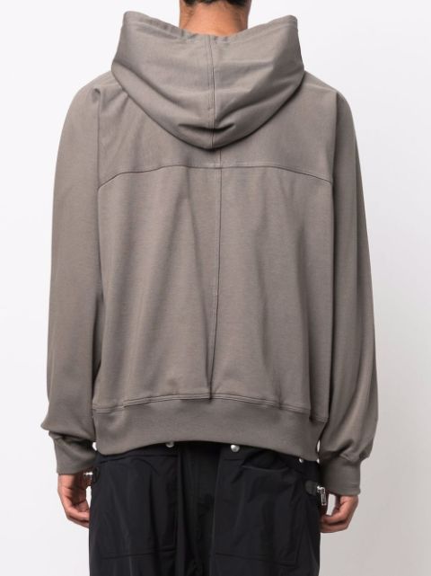 Rick Owens drawstring-hood zip-fastening Hoodie - Farfetch