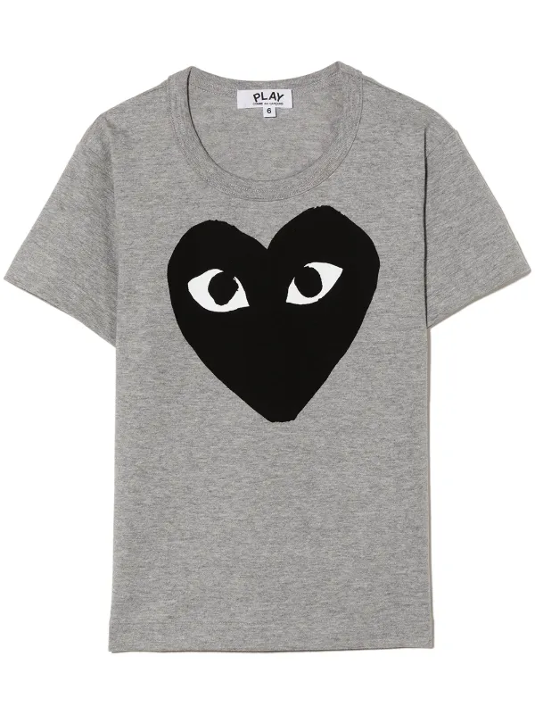 Comme Des Garçons Play Kids logo-print T-shirt - Farfetch