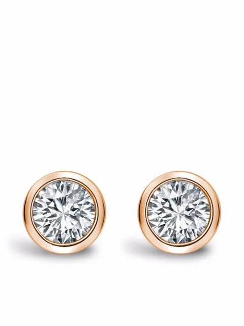 Pragnell 18kt rose gold Sundance diamond stud earrings