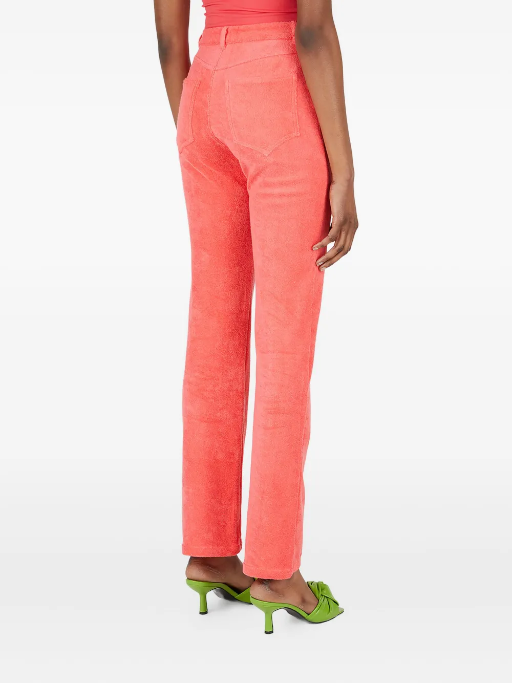 Maisie Wilen Terry Mockumentary jeans Rood