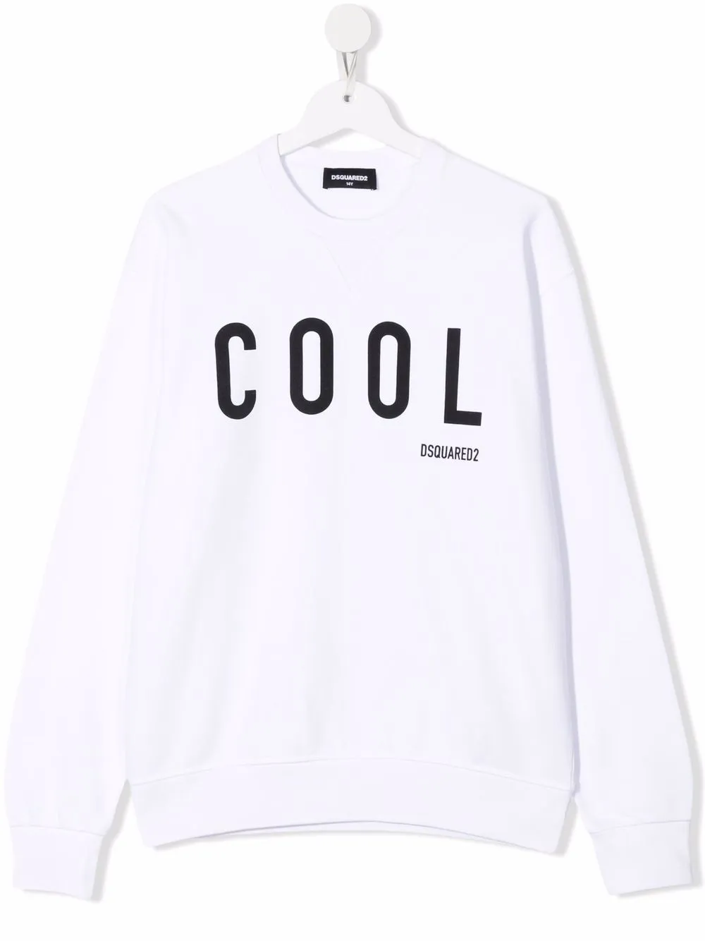 

Dsquared2 Kids Cool slogan-print sweatshirt - White