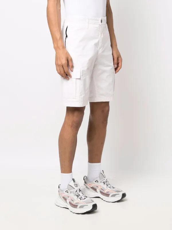 Stone Island logo-patch Cargo Shorts - Farfetch