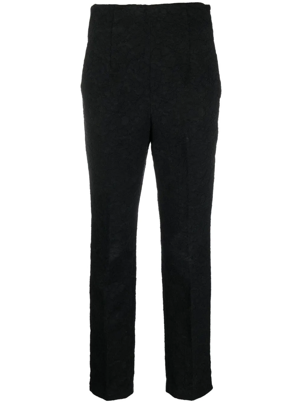 

TWINSET pantalones rectos texturizados - Negro