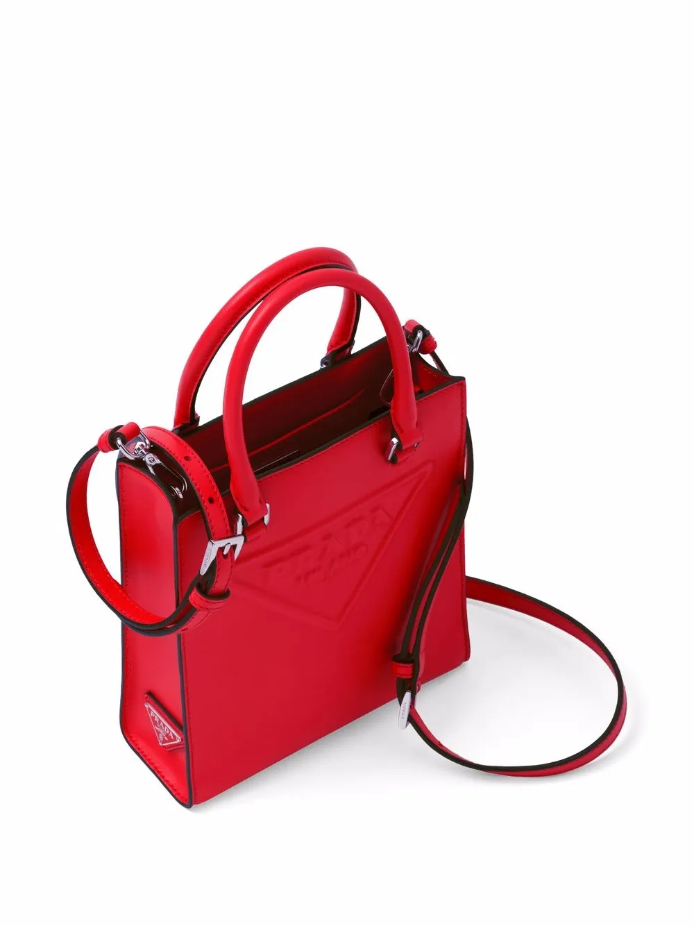 Prada logoembossed Tote Bag Farfetch