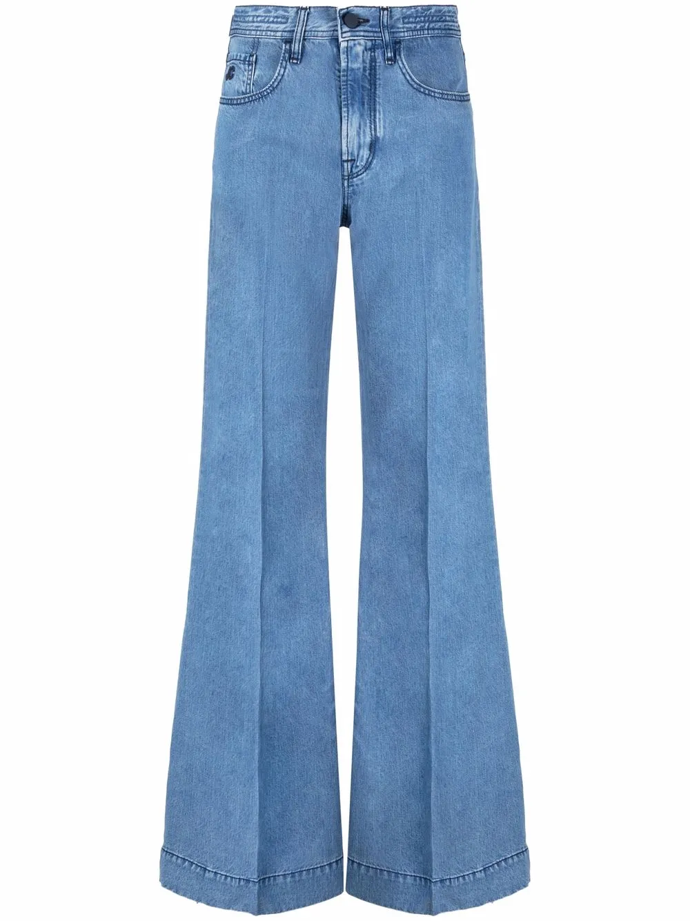 

Jacob Cohen jeans acampanados con tiro alto - Azul