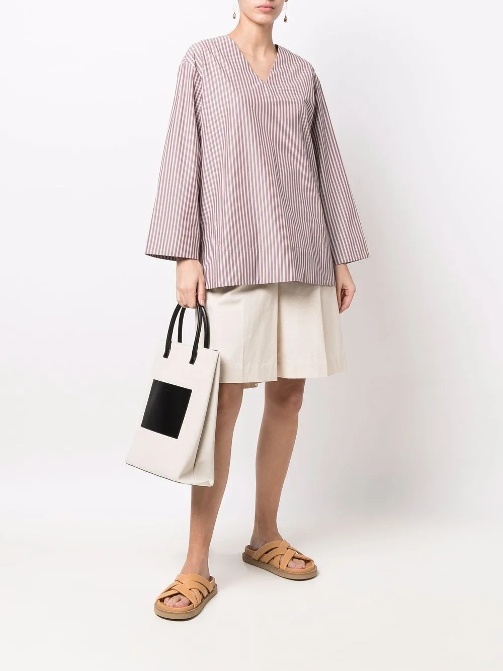 Max Mara Oversized blouse - Bruin