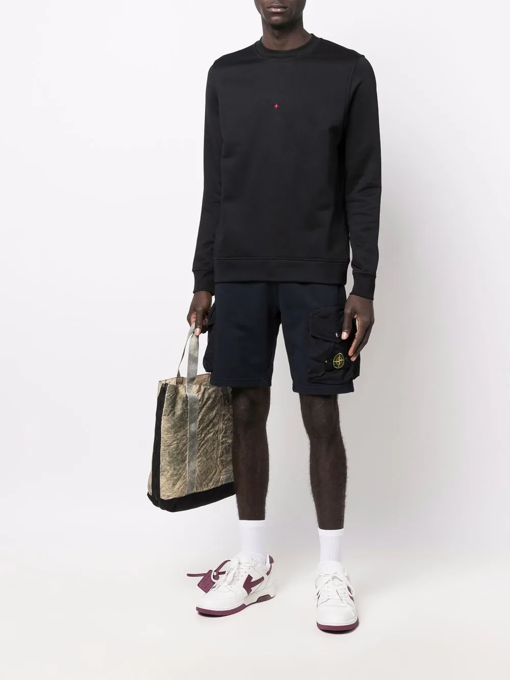 stone island marina logo印花卫衣 图 2