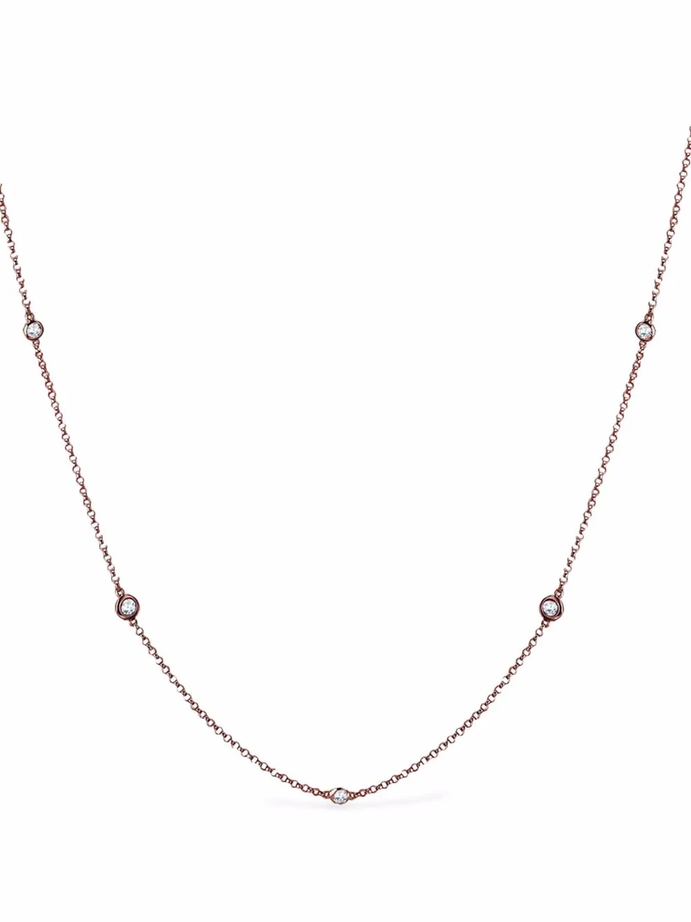 

Pragnell collar Sundance en oro rosa de 18kt con diamantes - Rosado