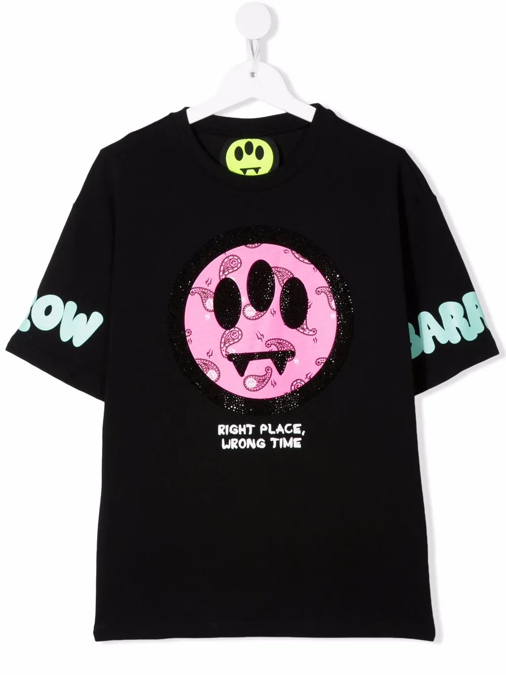 

Barrow kids TEEN logo-print cotton T-Shirt - Black