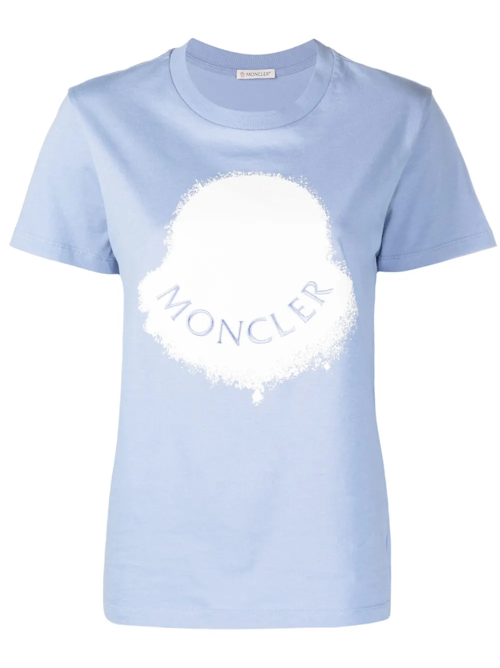 

Moncler embroidered-logo short-sleeve T-shirt - Blue