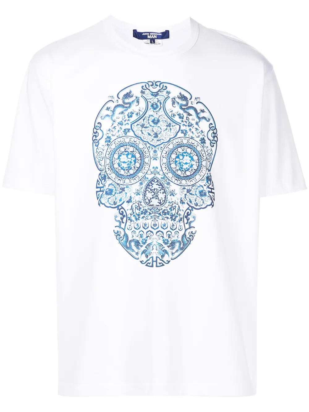 

Junya Watanabe MAN skull-print T-shirt - White