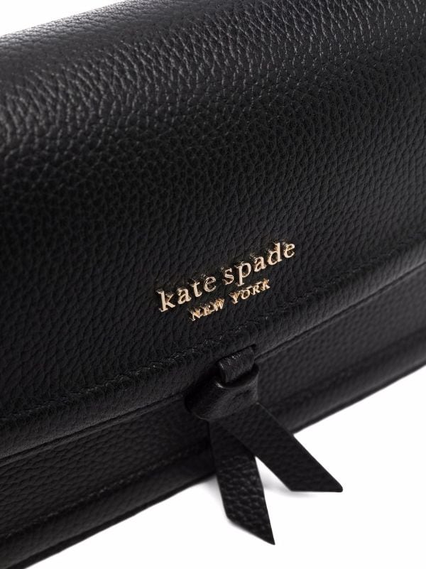 Shop Kate Spade logo-plaque clutch bag with Express Delivery - FARFETCH
