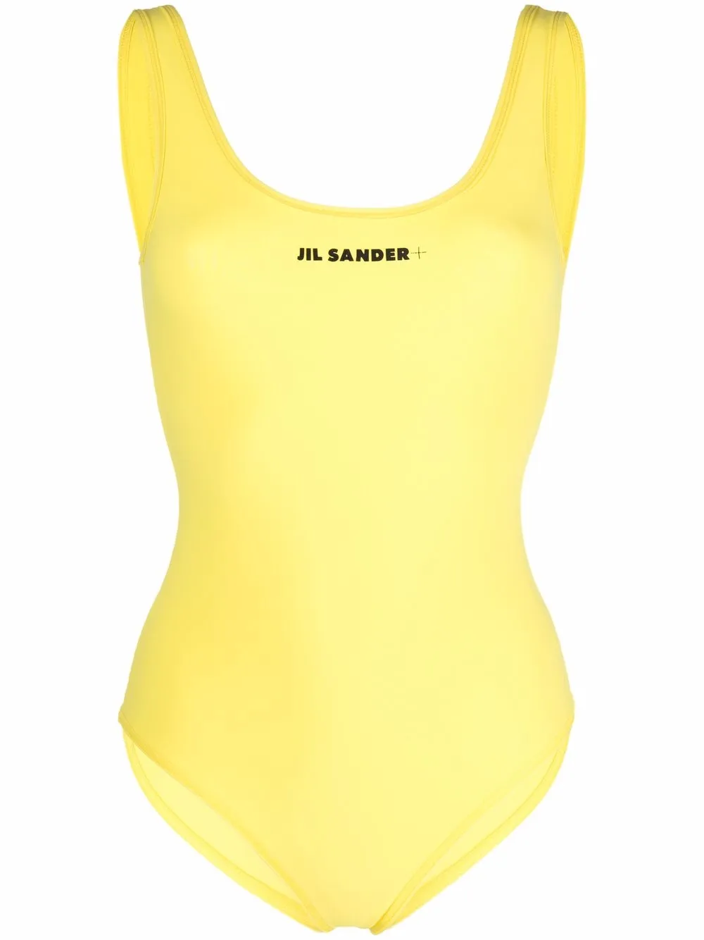 

Jil Sander traje de baño con logo estampado - Amarillo